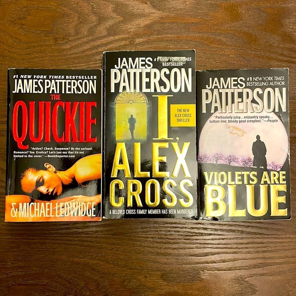 James Patterson Book Lot-3